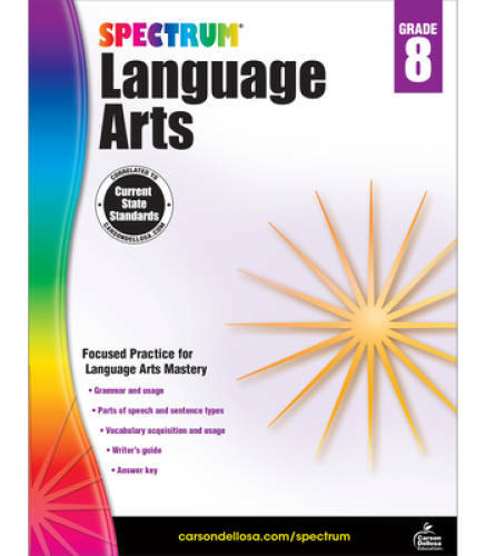 Spectrum Language Arts, Grade 8 – Paperback By Spectrum – GOOD