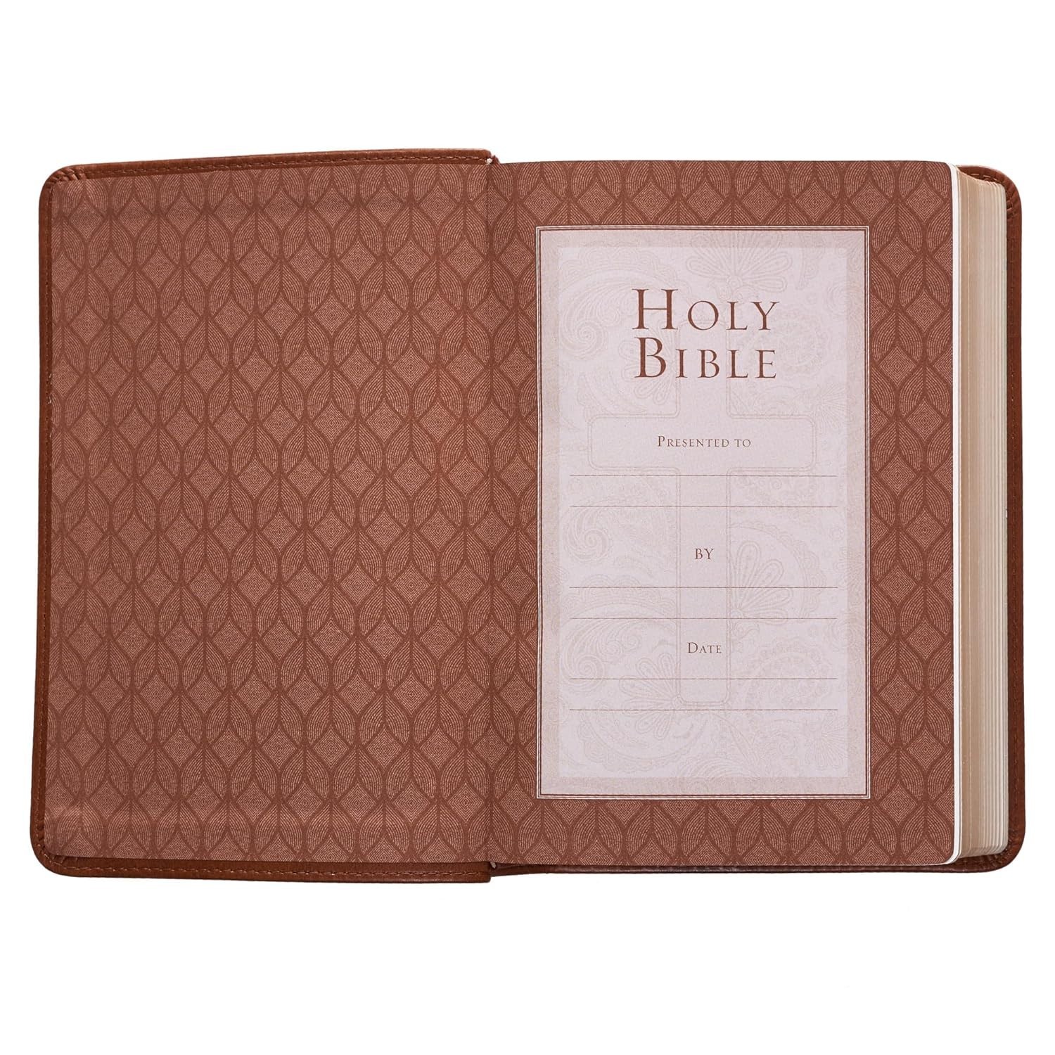 KJV Holy Bible, Compact Large Print Faux Leather Red Letter Edition – Ribbon Mar