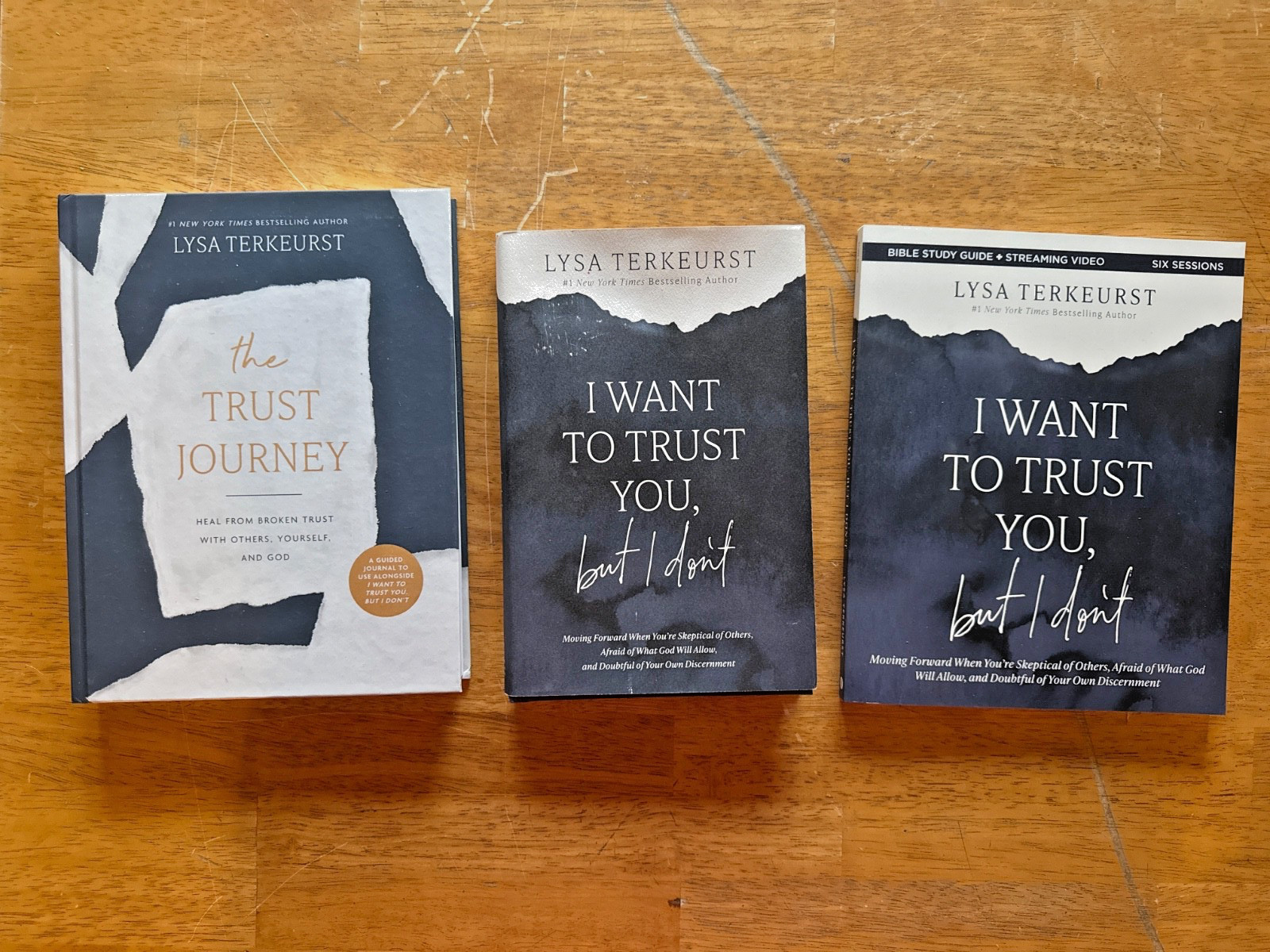 I WANT TO TRUST YOU, BUT I DON’T Lysa Terkeurst Study Guide & Trust Journey Lot