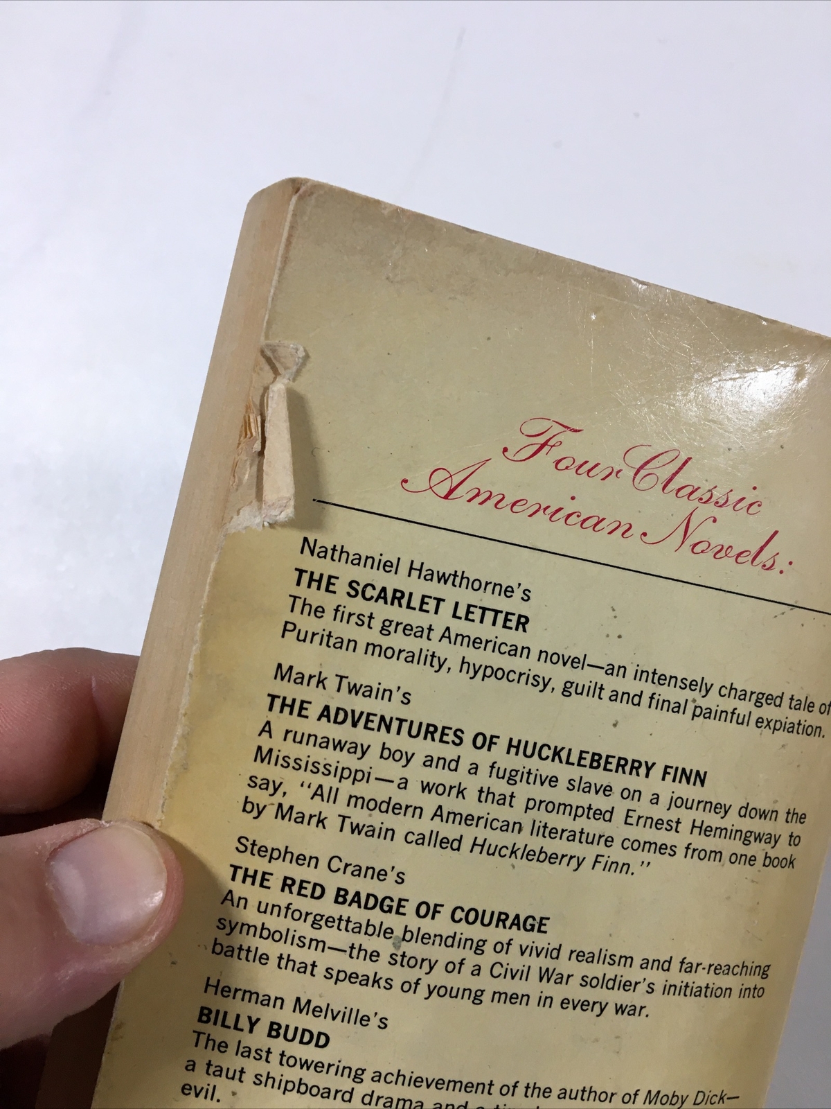 Four Classic American Novels – New American Library (Paperback, 1969)