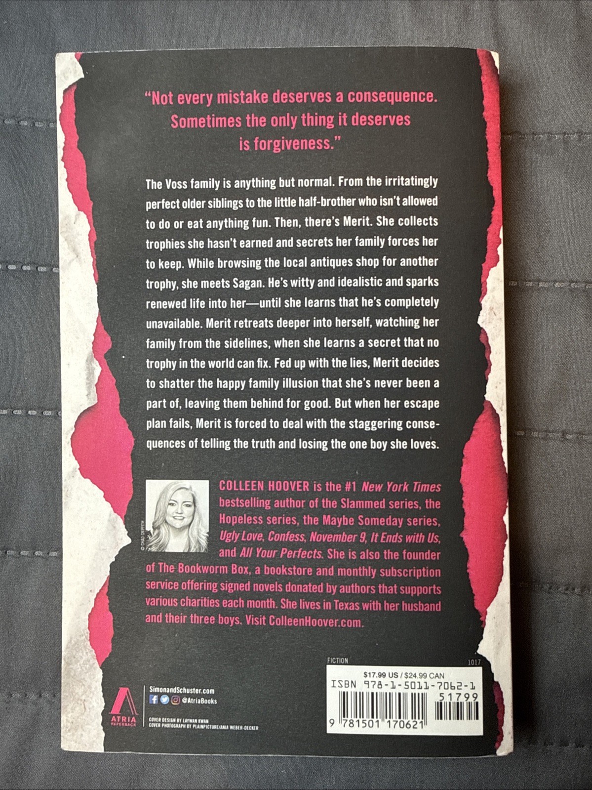 Without Merit: A Novel by Colleen Hoover – #1 New York Times Bestselling Author