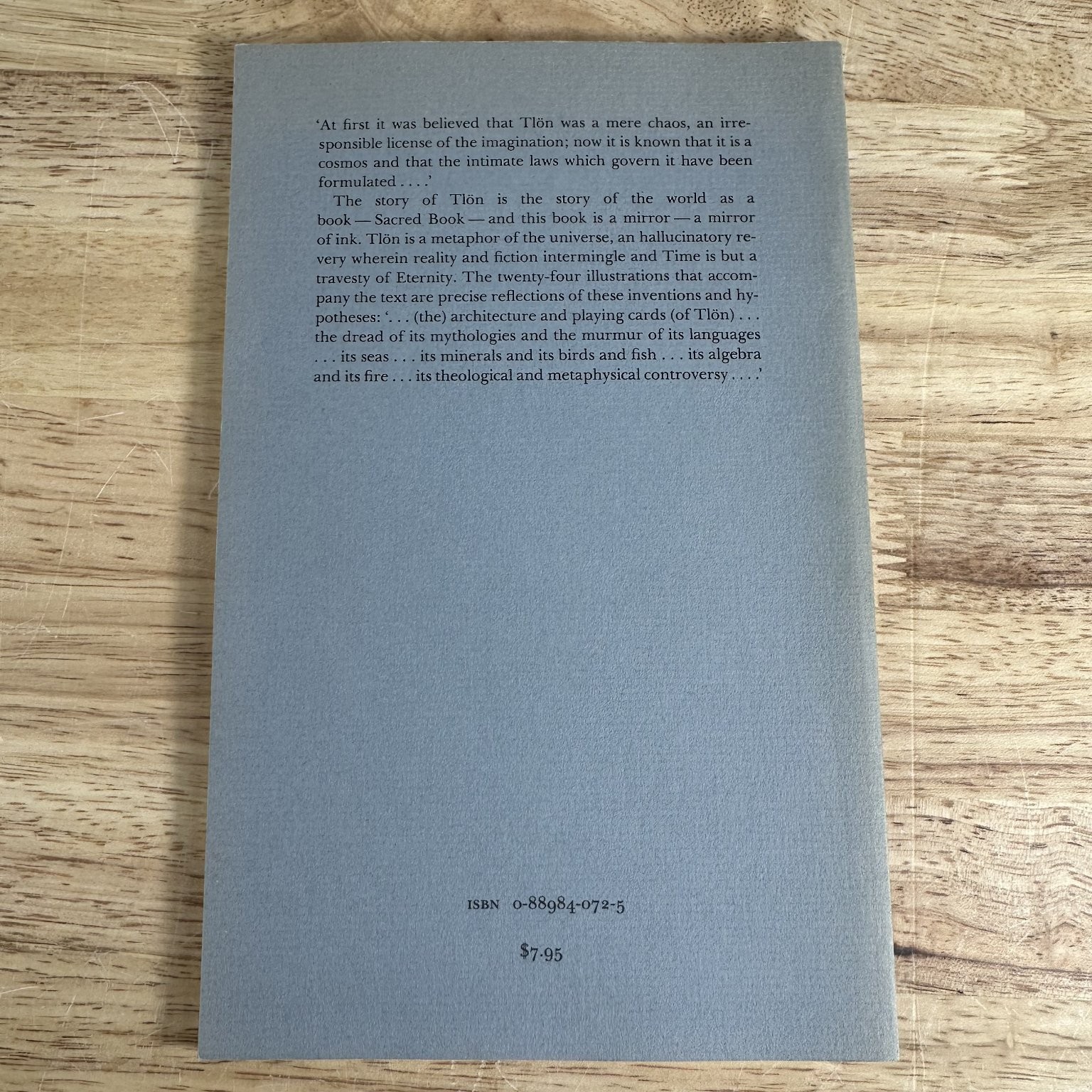 Tlön, Uqbar, Orbis Tertius Borges 1983 Illustrated The Porcupine’s Quill