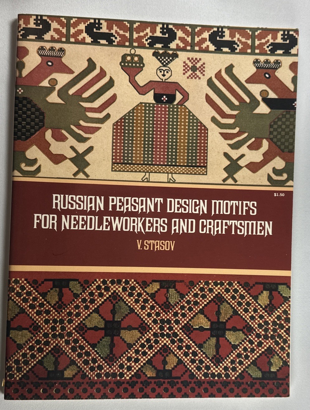 Russian Peasant Design Motifs For Needleworkers And Craftsmen V. Stasov 1976