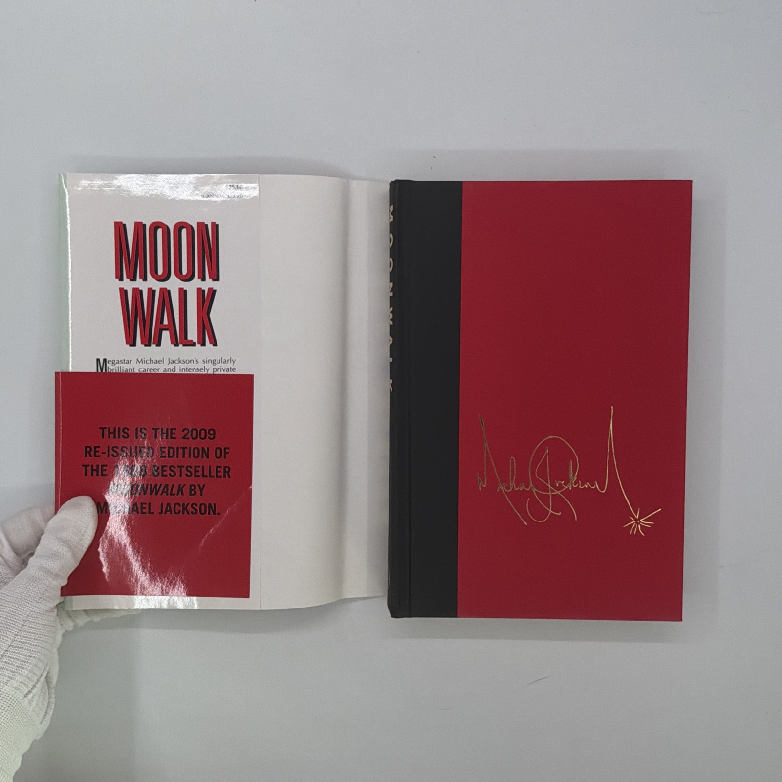 Moonwalk: A Memoir Michael Jackson HCDJ 2009