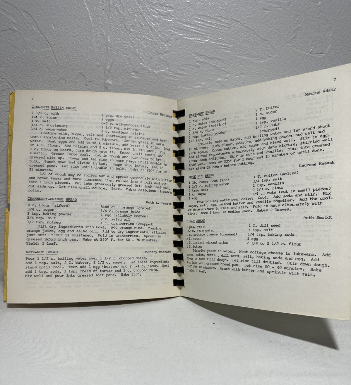 Cook Book 1971 First United Methodist Church. Reinbeck, Iowa COOKBOOK. Vintage.