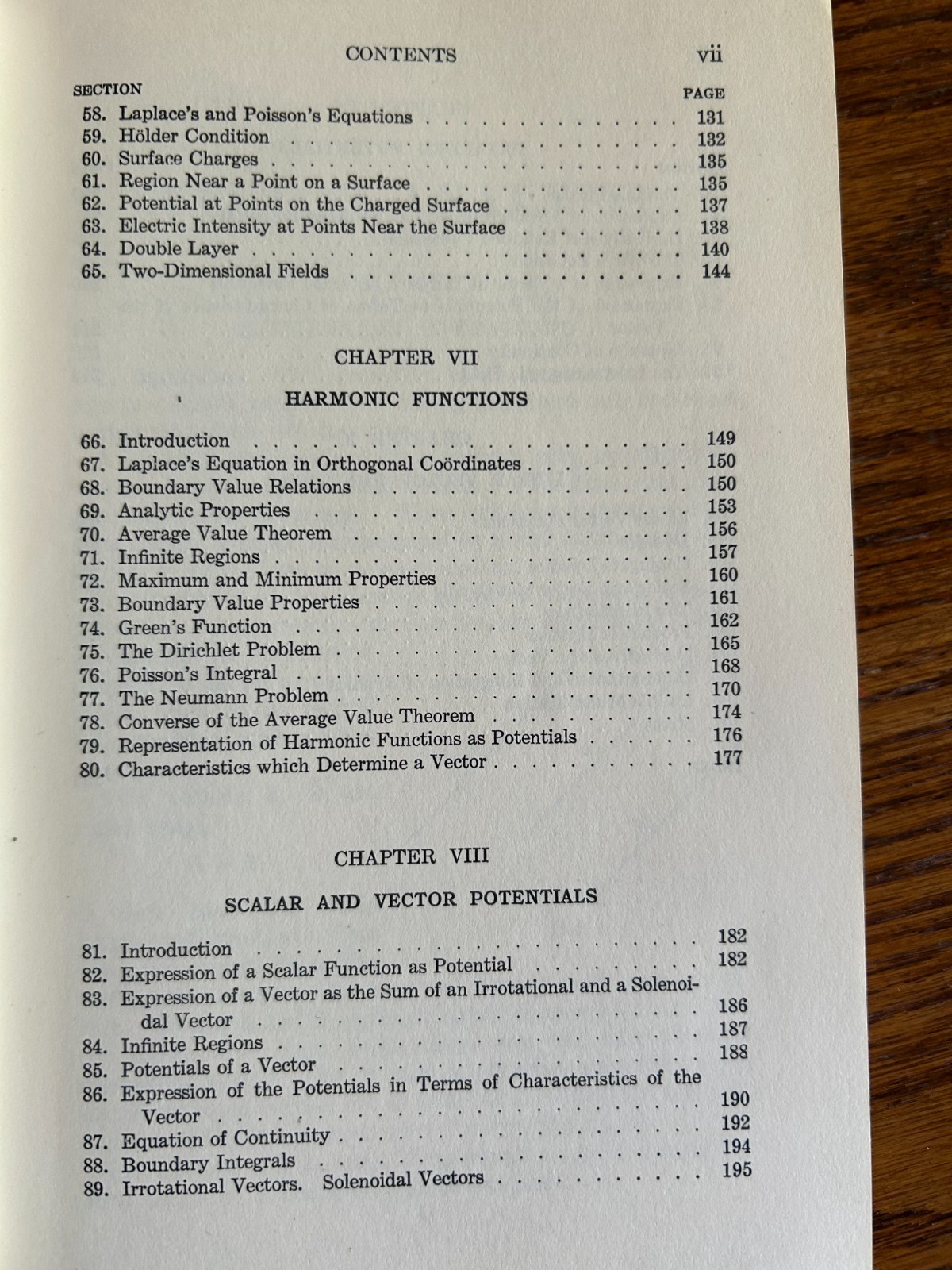 VECTOR ANALYSIS by H. B. Phillips Hardcover John Wiley & Sons First Edition