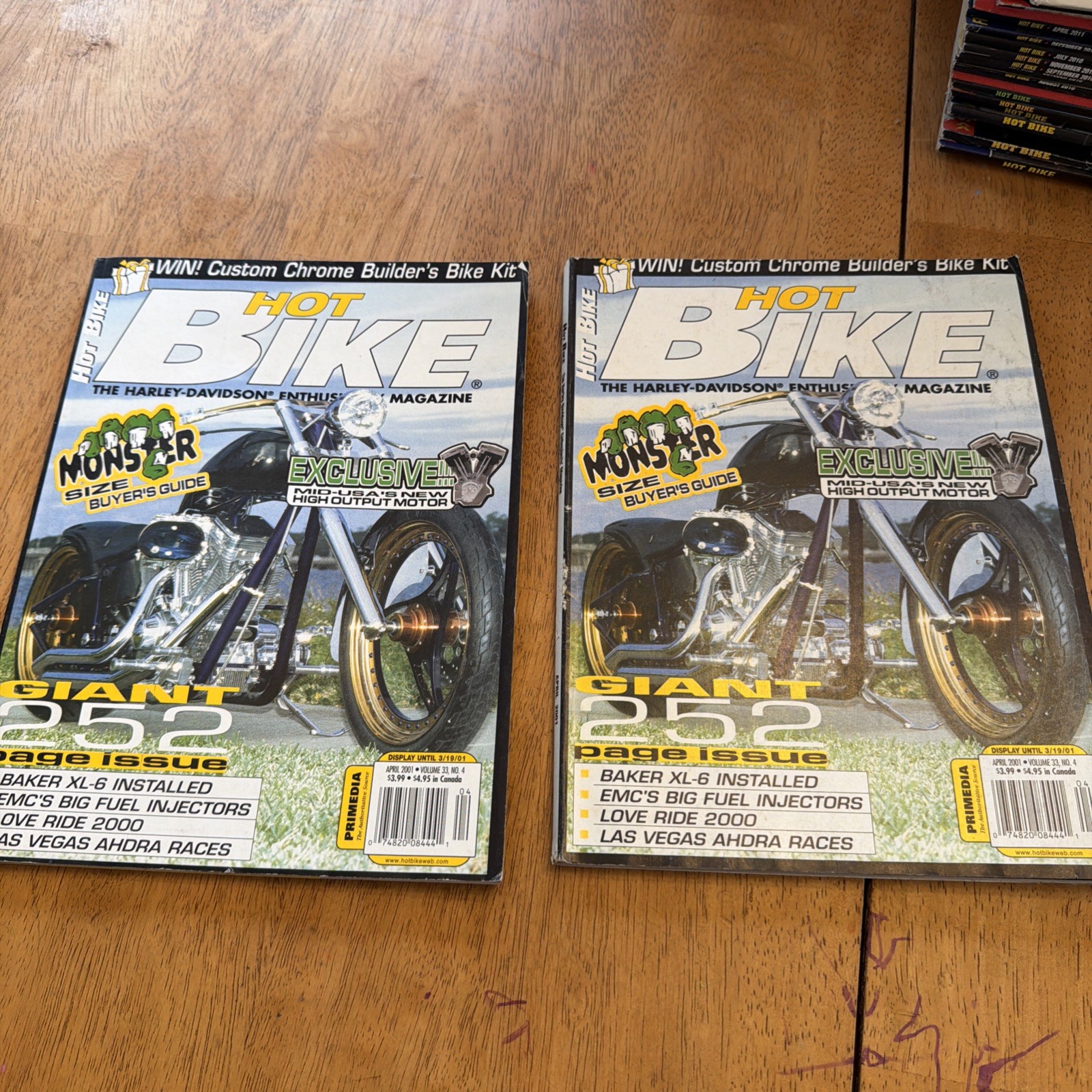 HOT BIKES/Apr/2001/exclusive Mid – Usa’s New High Output Motor/252 Pages/T91