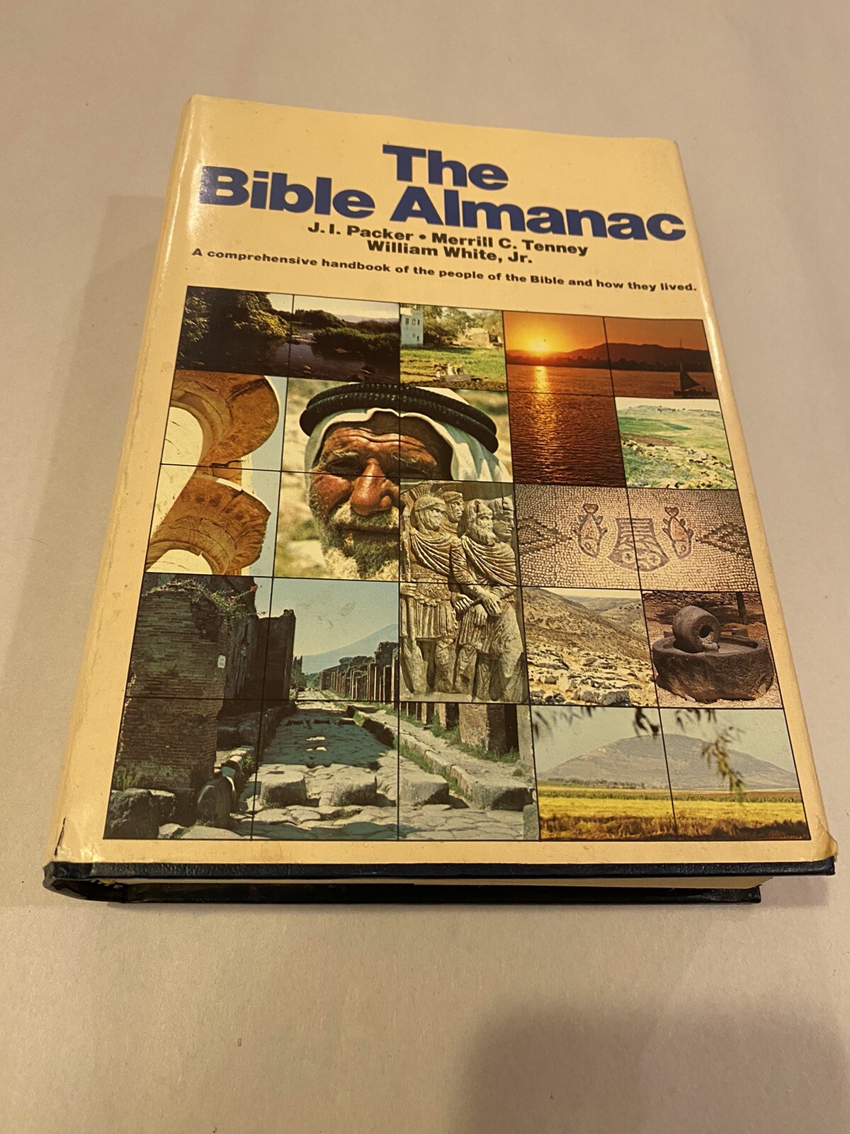 THE BIBLE ALMANAC HC DJ Guidepost Books, 1980, Packer, Tenney, White