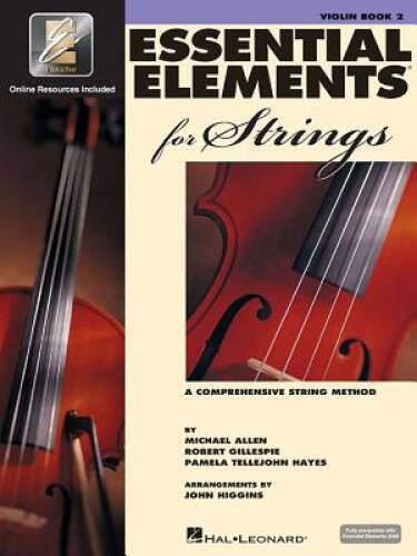 Essential Elements for Strings – Book 2 with EEi: Violin – Paperback – GOOD
