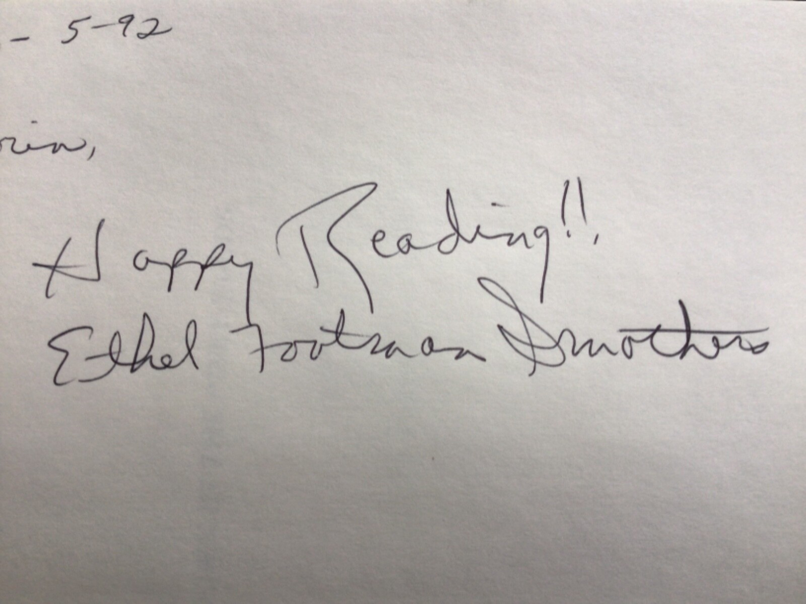 *Signed* Down in the Piney Woods by Ethel Footman Smothers (1992, Hardcover)