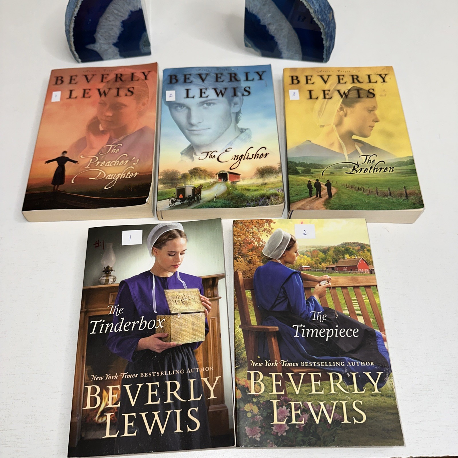 Lot Of 5 Complete Annie’s People Series Beverly Lewis & Tinderbox & Timepiece