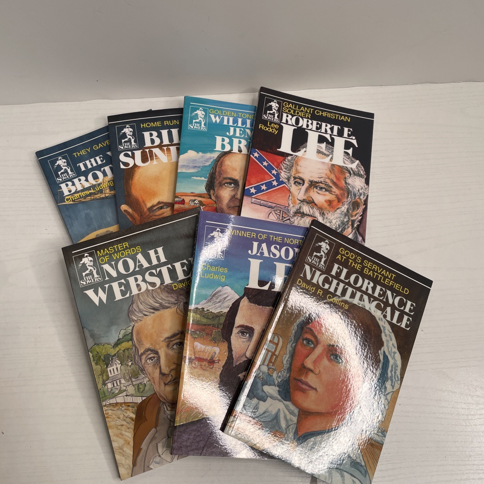 Home School The Sowers Paperback Biography History Books Homeschool Lot of 18