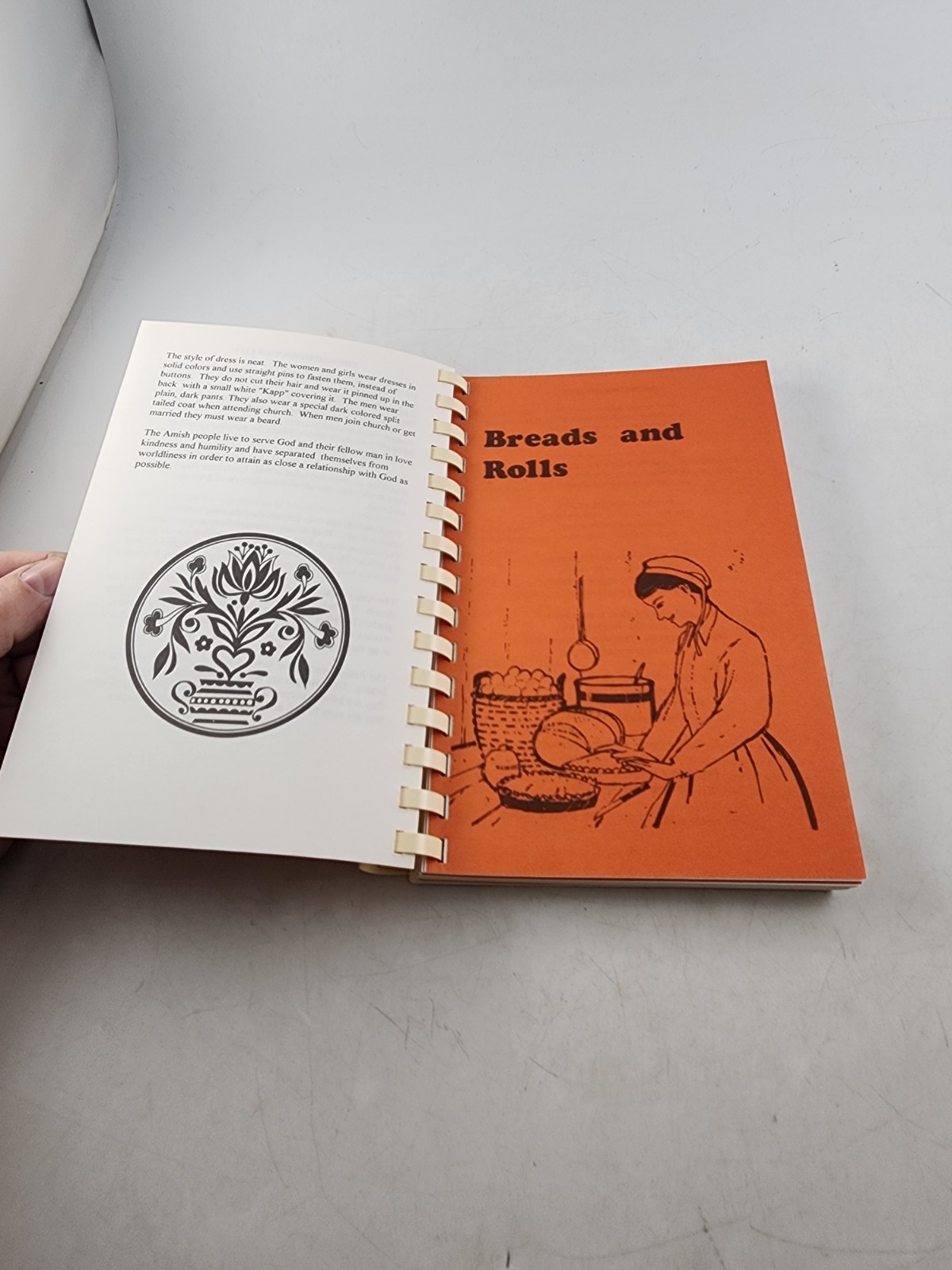 The Amish Way Cookbook Adrienne Lund 1994 Revised Home Remedies Spiral Bound