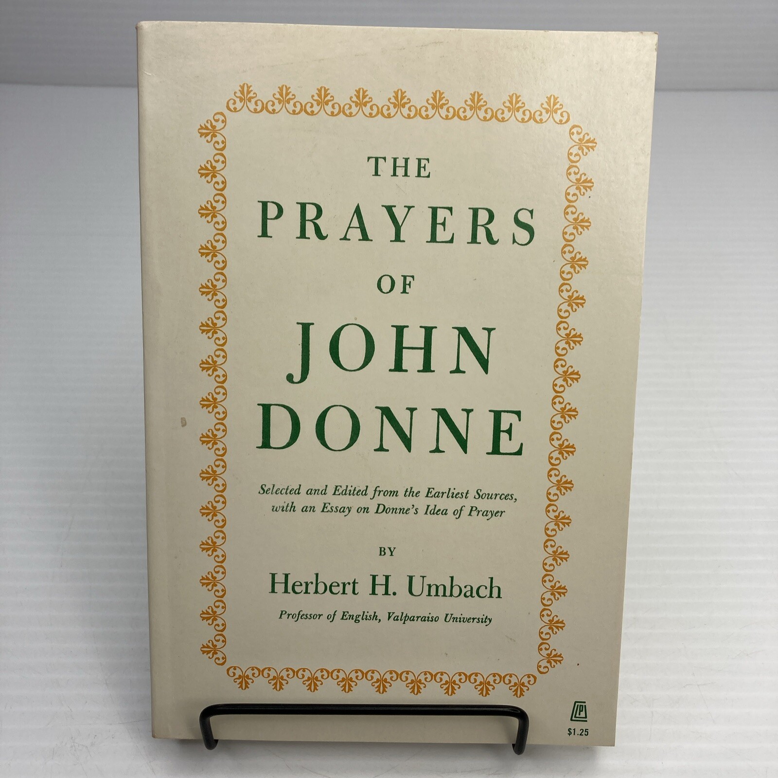 The Prayers of John Donne Herbert H. Umbach 1951 PB English Poet and Minister