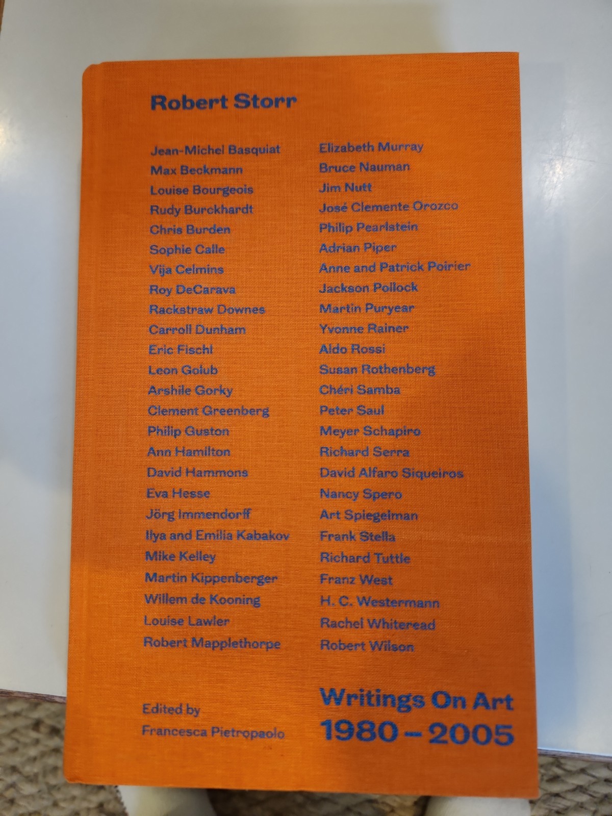 Robert Storr: Writings on Art 1980-2005 HC HENI Like New 161 Illustrations