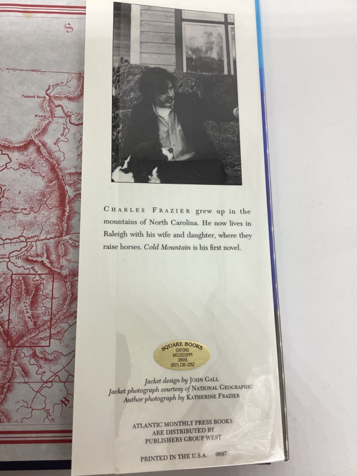 Charles Frazier “Cold Mountain” Signed 1st Edition 1st Printing 1st State. VG!