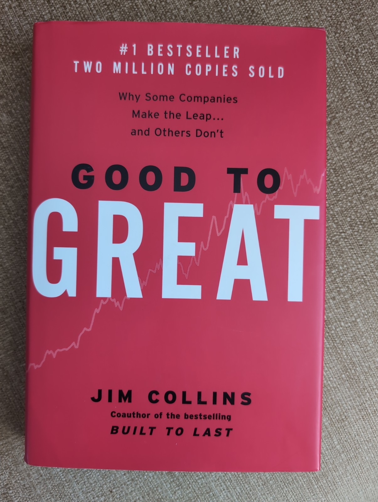 Good to Great Jim Collins HB DJ Business Leadership Management Hardcover