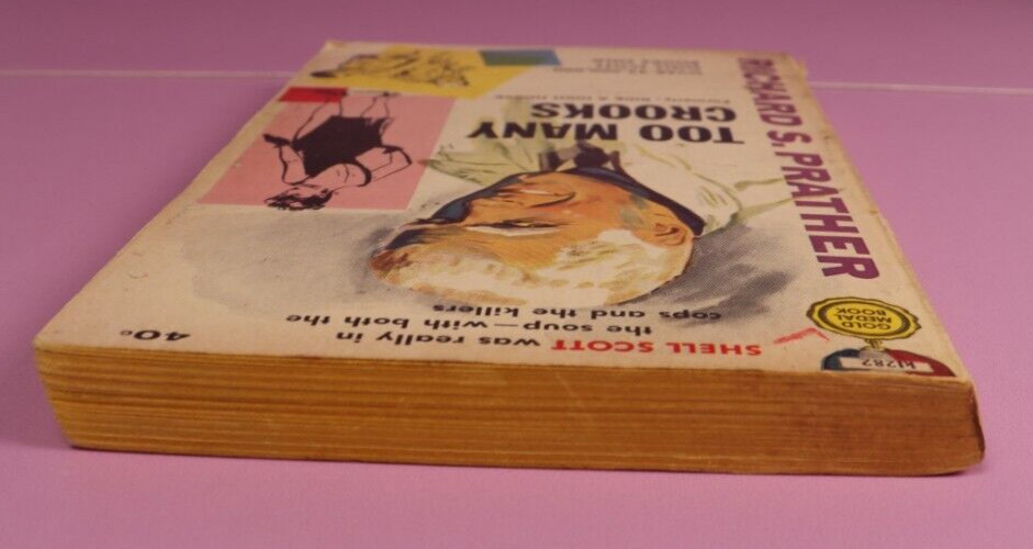 Too Many Crooks by Richard S. Prather 1963 Vintage Gold Medal Paperback k1282
