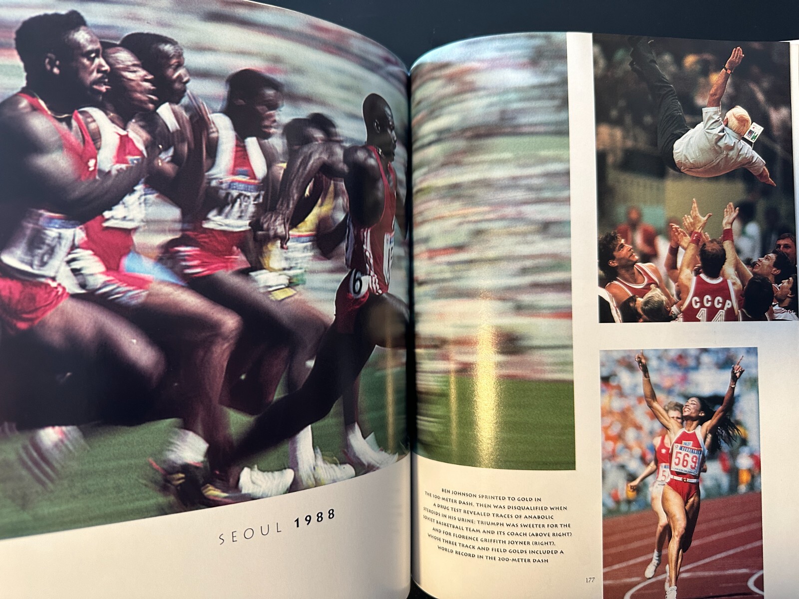 Vintage Olympics Book Bundle – 2 Hardcovers (536 Total Pages) – See description