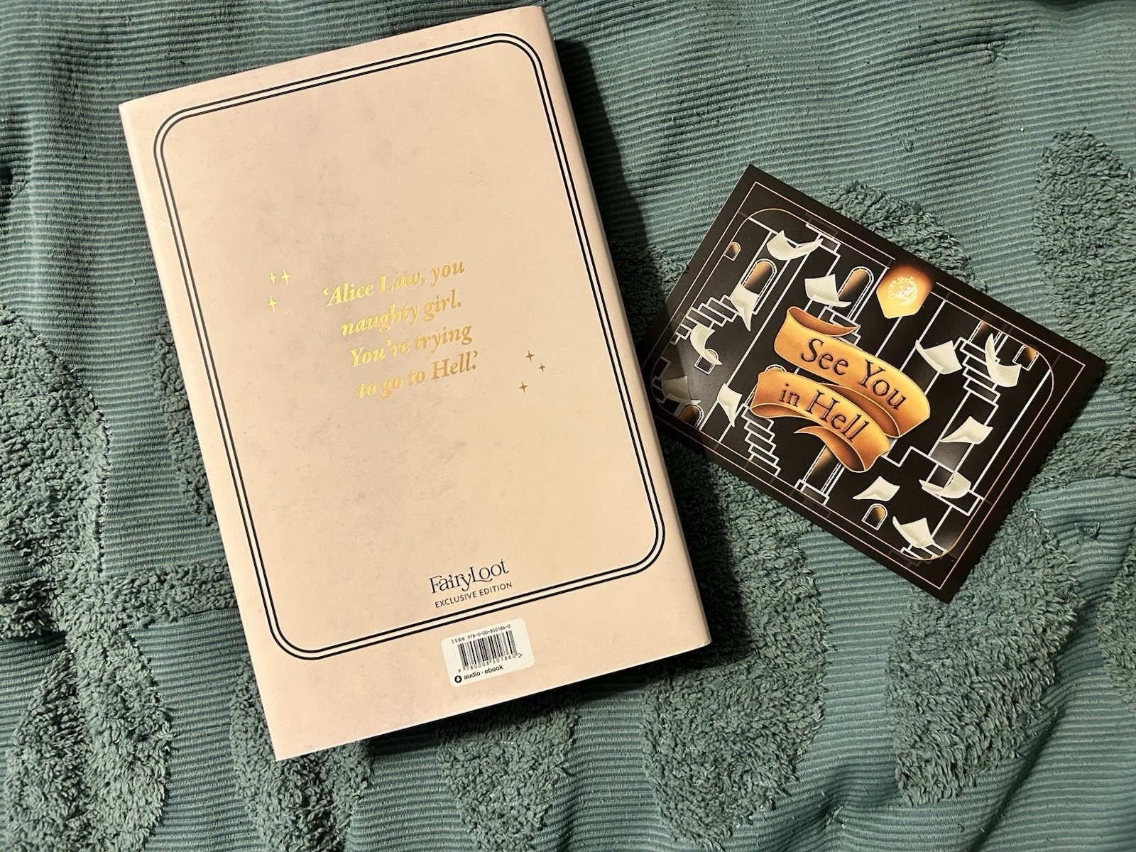 Fairyloot Exclusive Edition Katabasis by R. F. Kuang Hardcover Sprayed Edges
