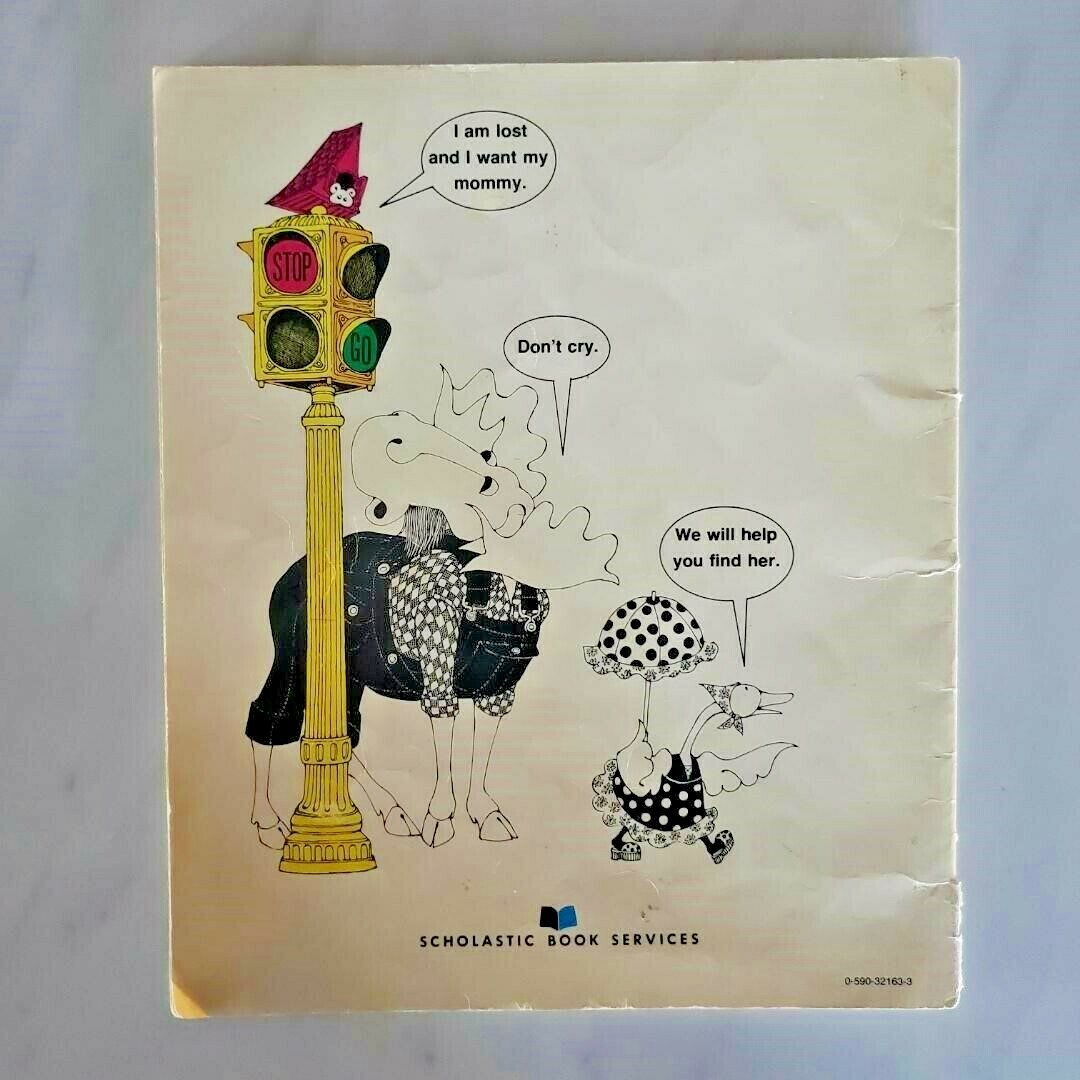Vintage Childrens Book “Moose, Goose and Little Nobody” 1974 by Ellen Raskin