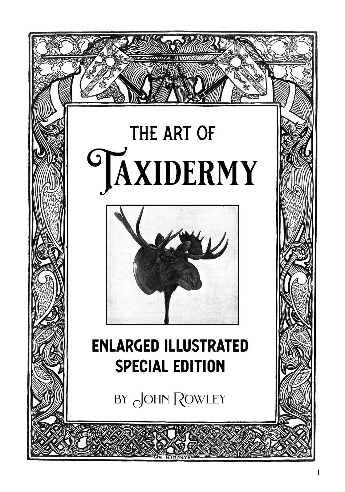 The Art of Taxidermy: Enlarged Illustrated Special Edition book *BRAND NEW*
