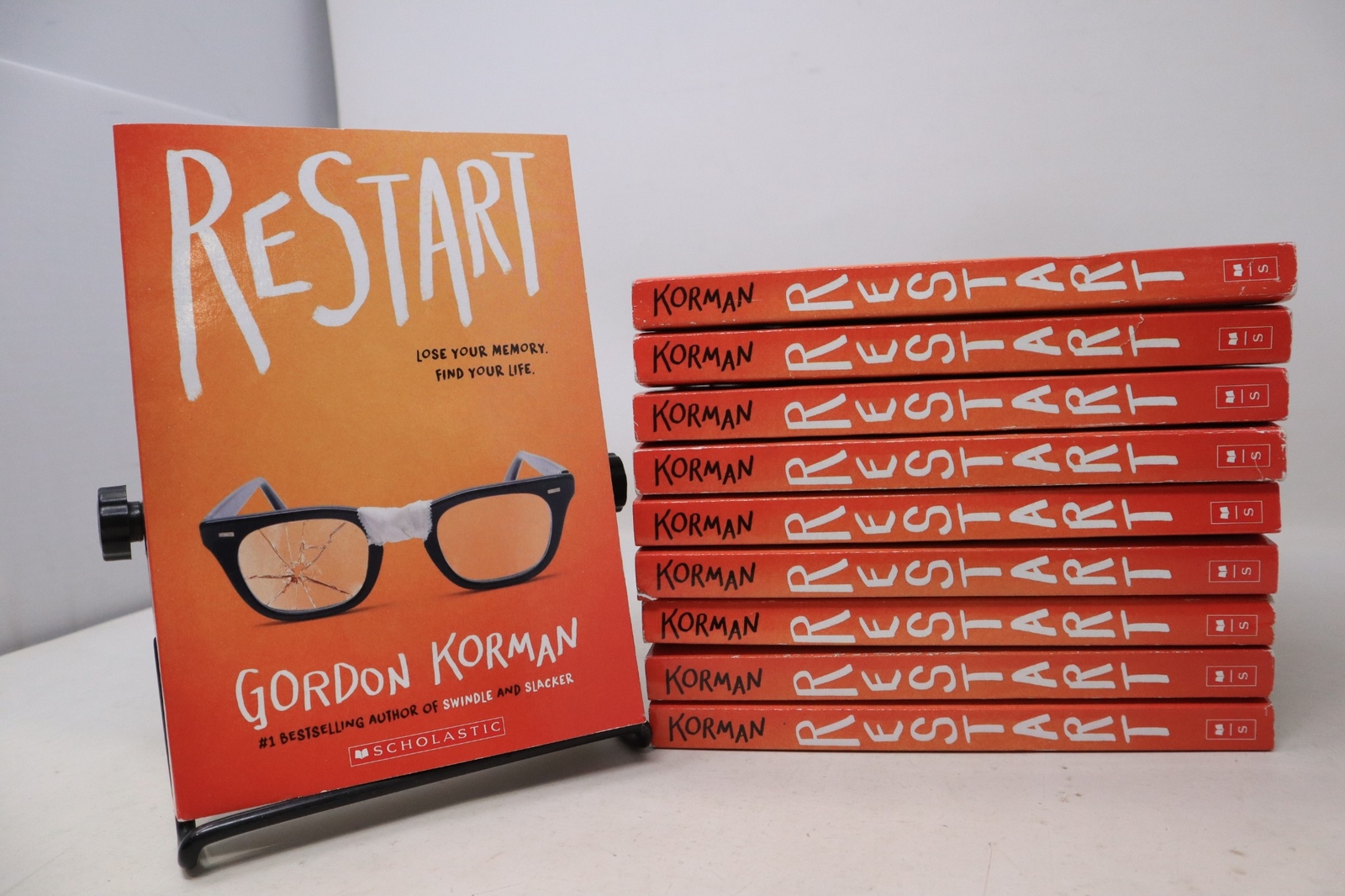 Guided Reading lot of 10 Restart by Gordon Korman Paperback Books