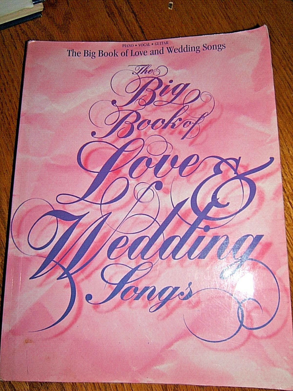 The Big Book of Wedding Songs-Piano, Vocal, Guitar-Hal Leonard 310 Pages PB