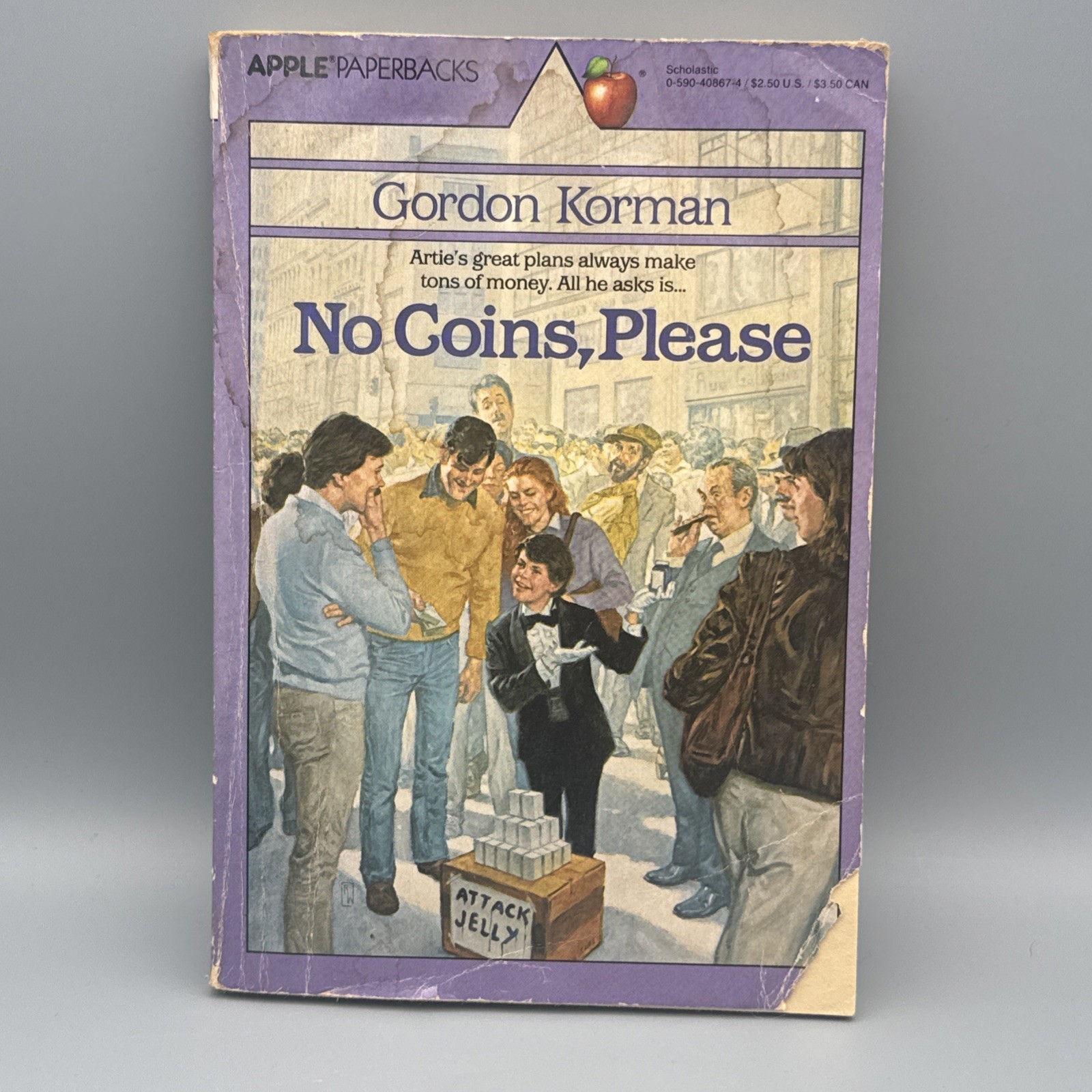 No Coins Please Gordon Korman Vintage Book