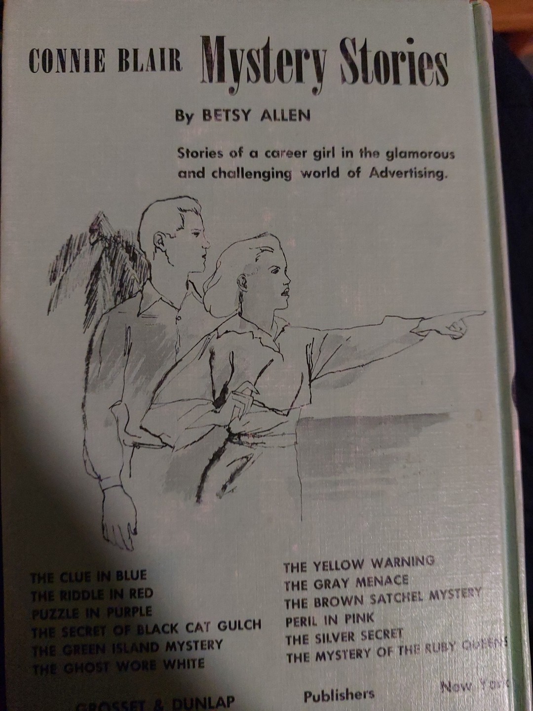 Connie Blair The Riddle in Red Grosset And Dunlap Hardback