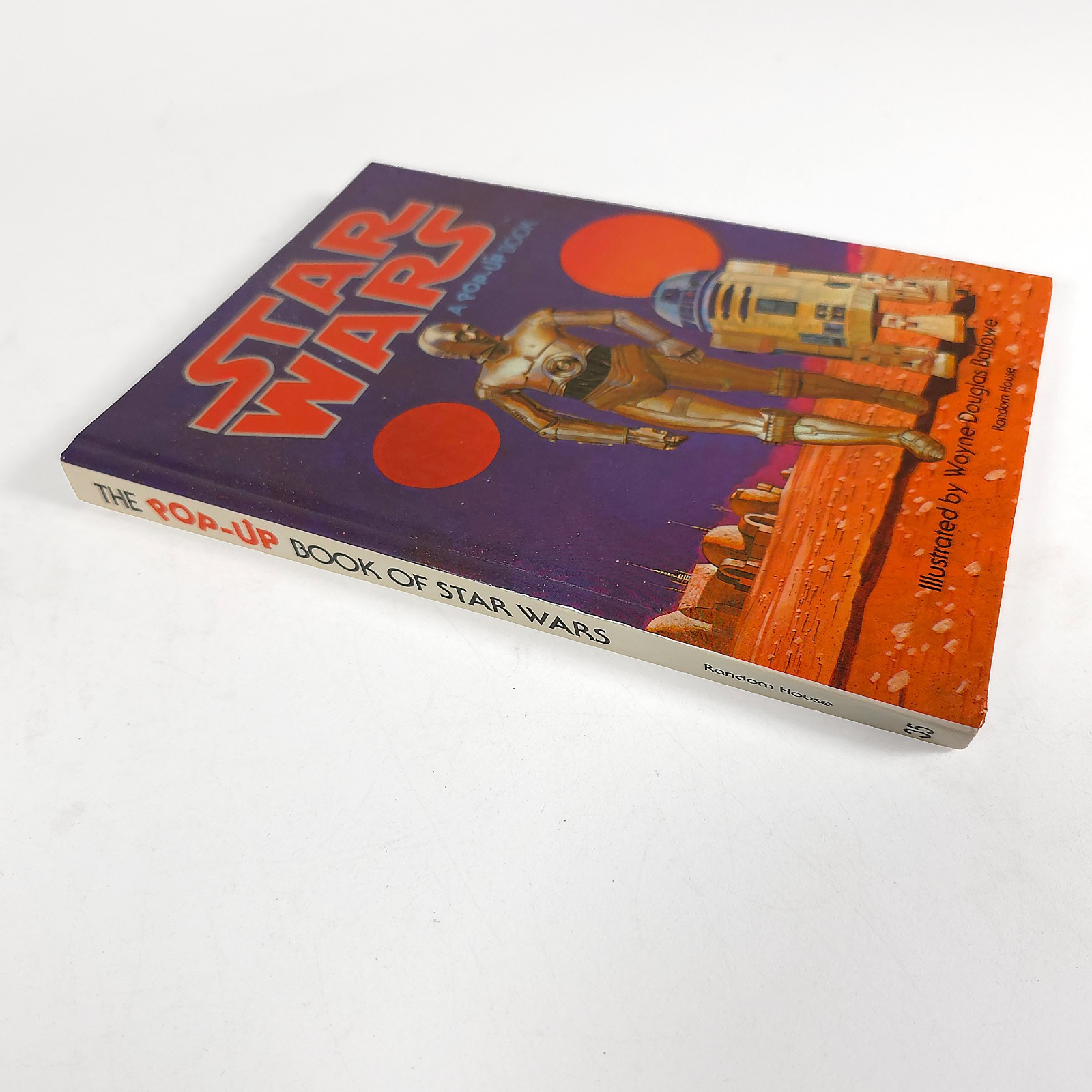Star Wars A Pop-Up Book • Wayne Douglas Barlowe • 1978 • First Edition Hardcover