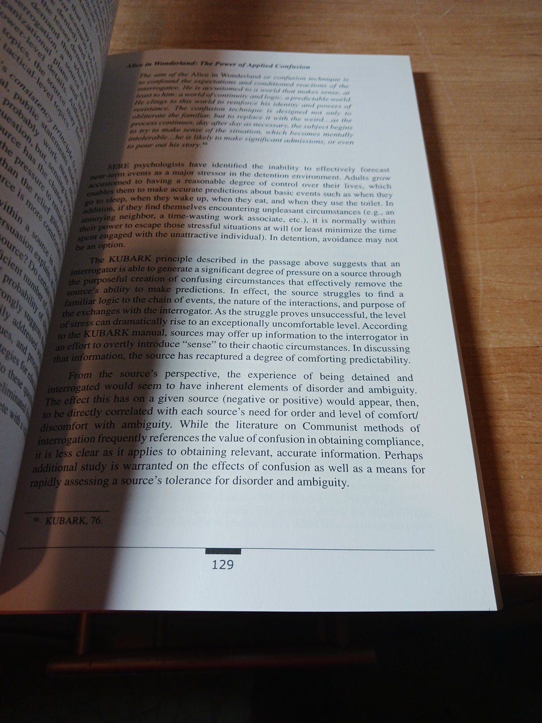 Educing Information: Interrogration Science and Art Paperback 2006