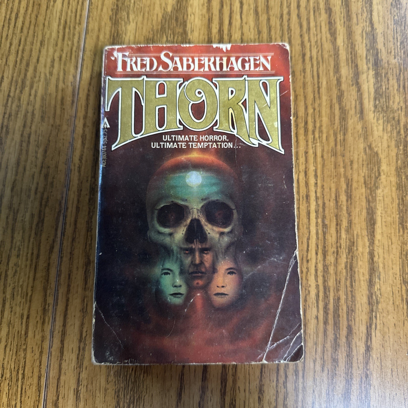 Thorn By Fred Saberhagen 1980 Horror Novel Paperbacks From Hell Rare 80s
