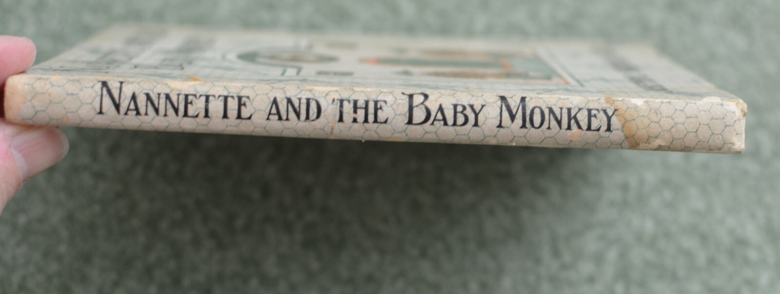 Nannette & Baby Monkey~Josephine Scribner Gates~vintage~1914~illustrated~RARE VG