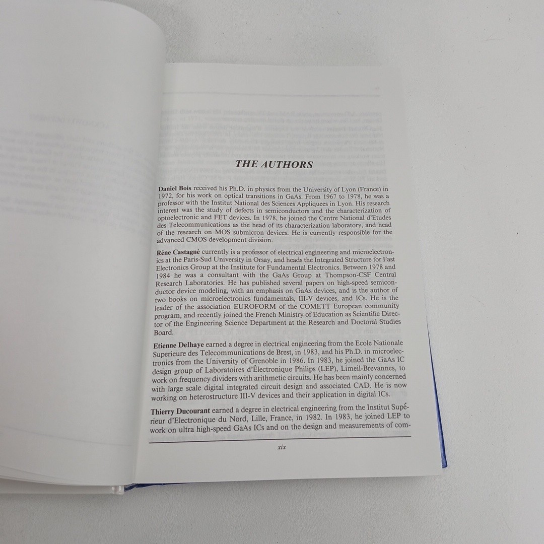 High-Speed Digital IC Technologies by Marc Rocchi HC 1990