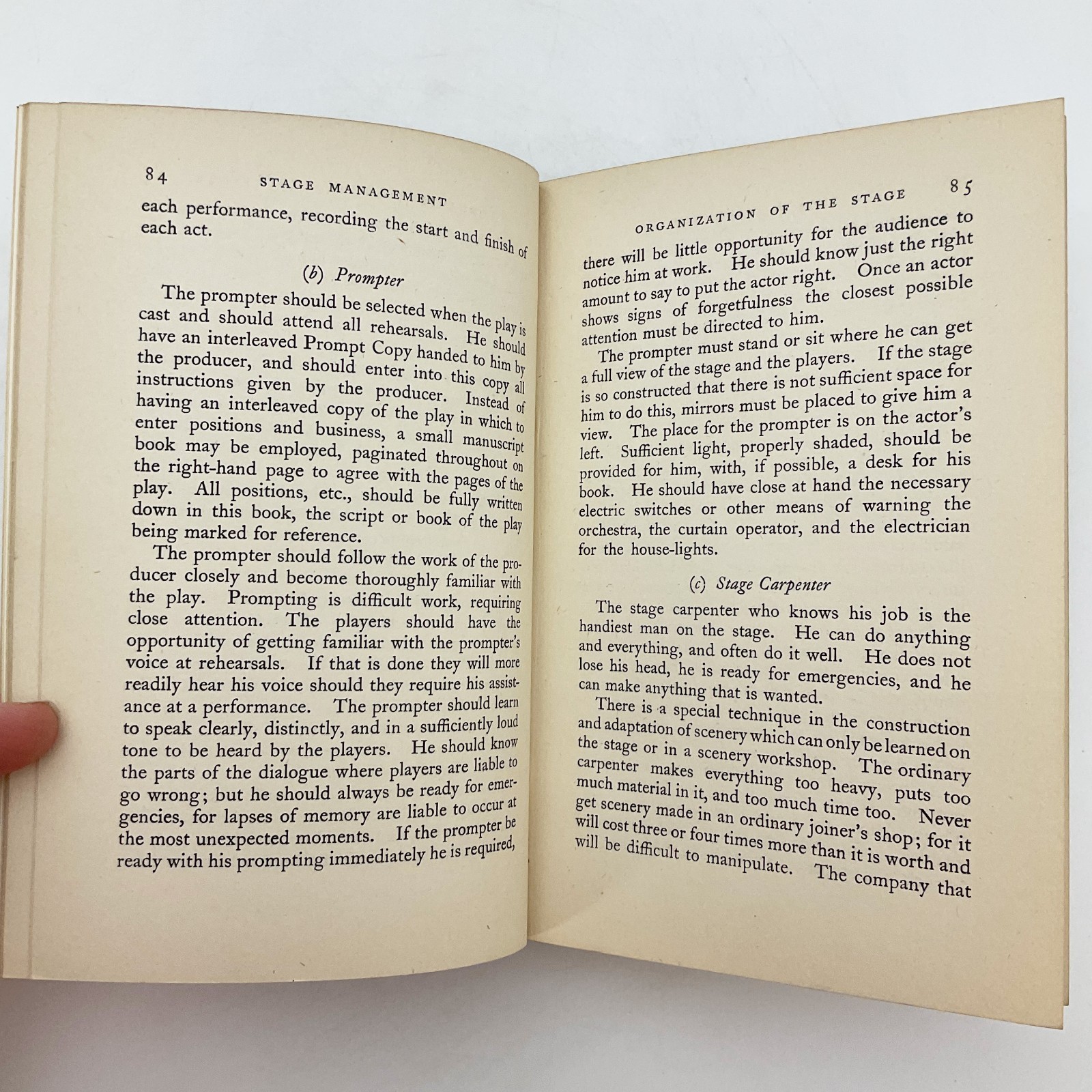 Producing Plays Performing Arts Hardcover Book CB Purdom 1940