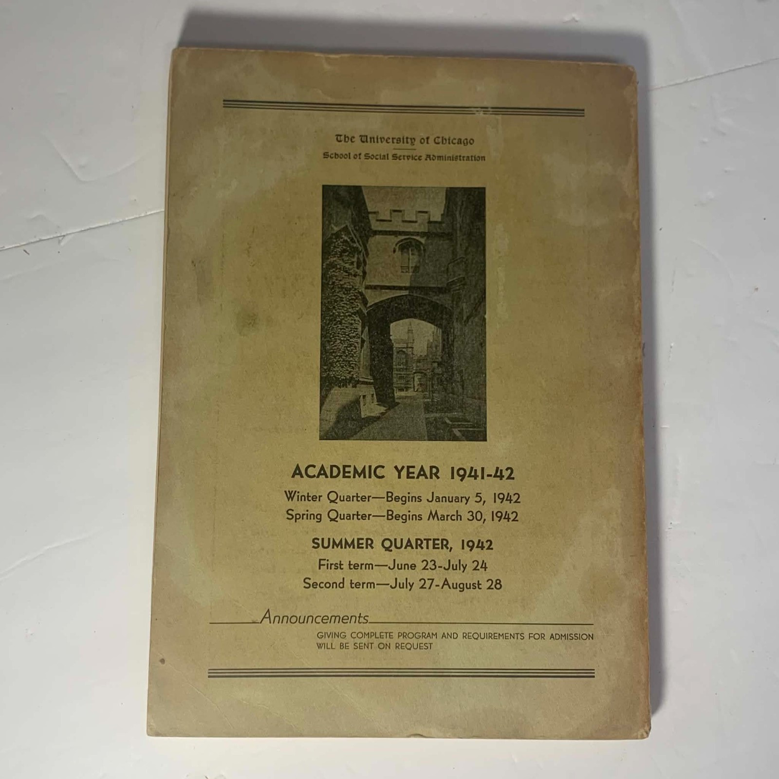 University of Chicago Press / Social Service Review / Volume XV/ December 1941