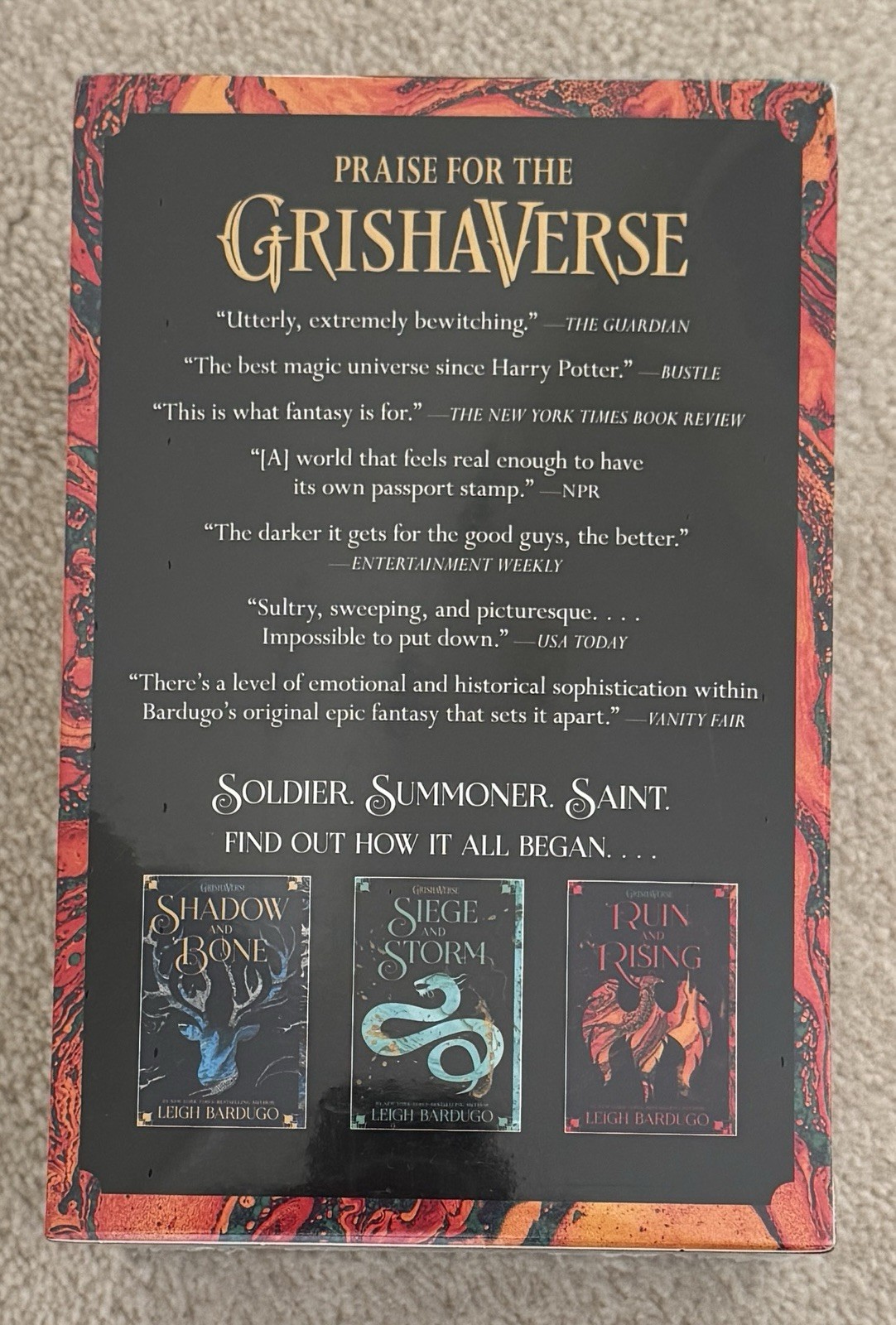 The Shadow and Bone Trilogy Boxed – Paperback, by Bardugo Leigh NEW Sealed