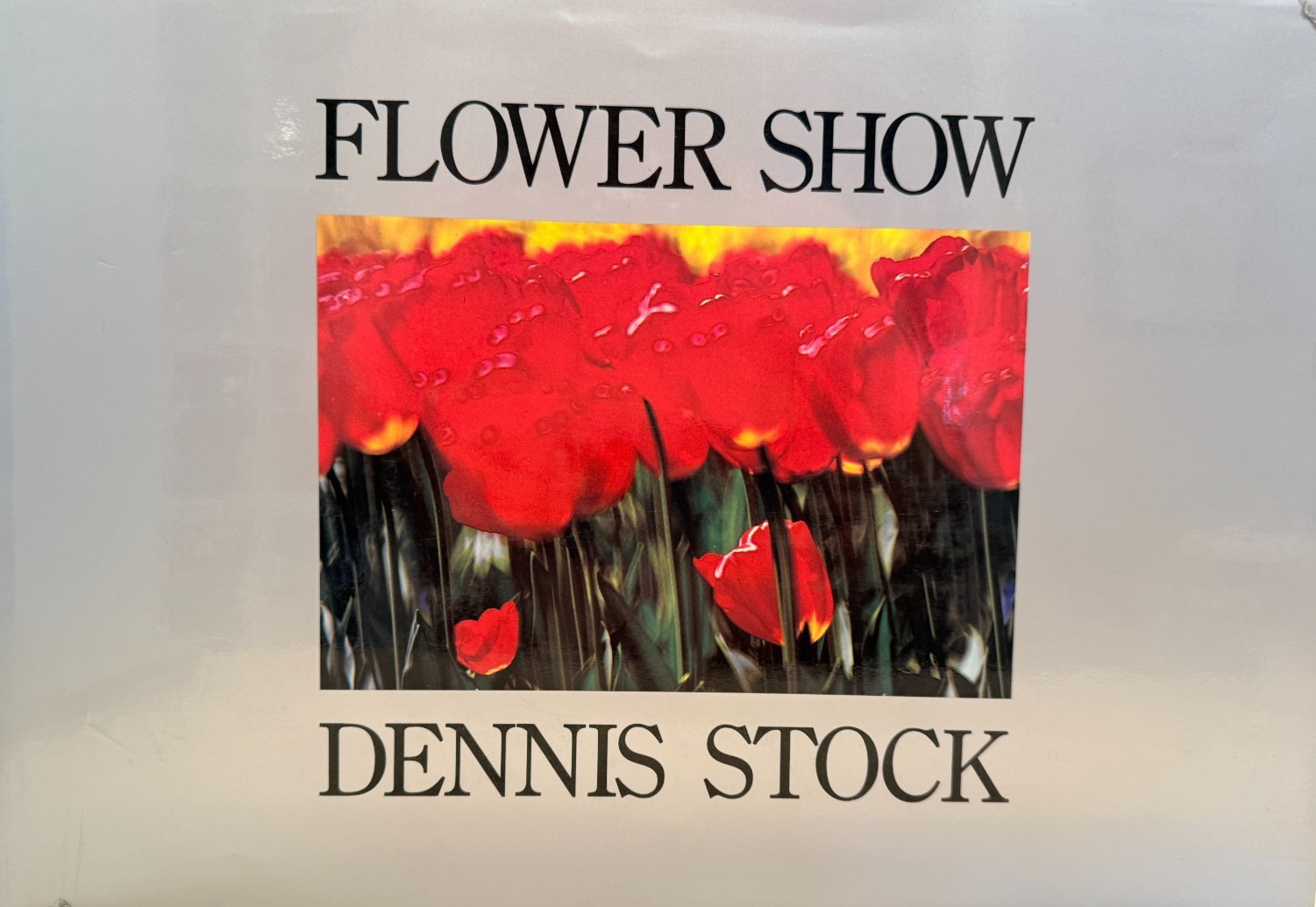 Flower Show Dennis Stock (1986) Hard Cover 1st edition Large Format Photography
