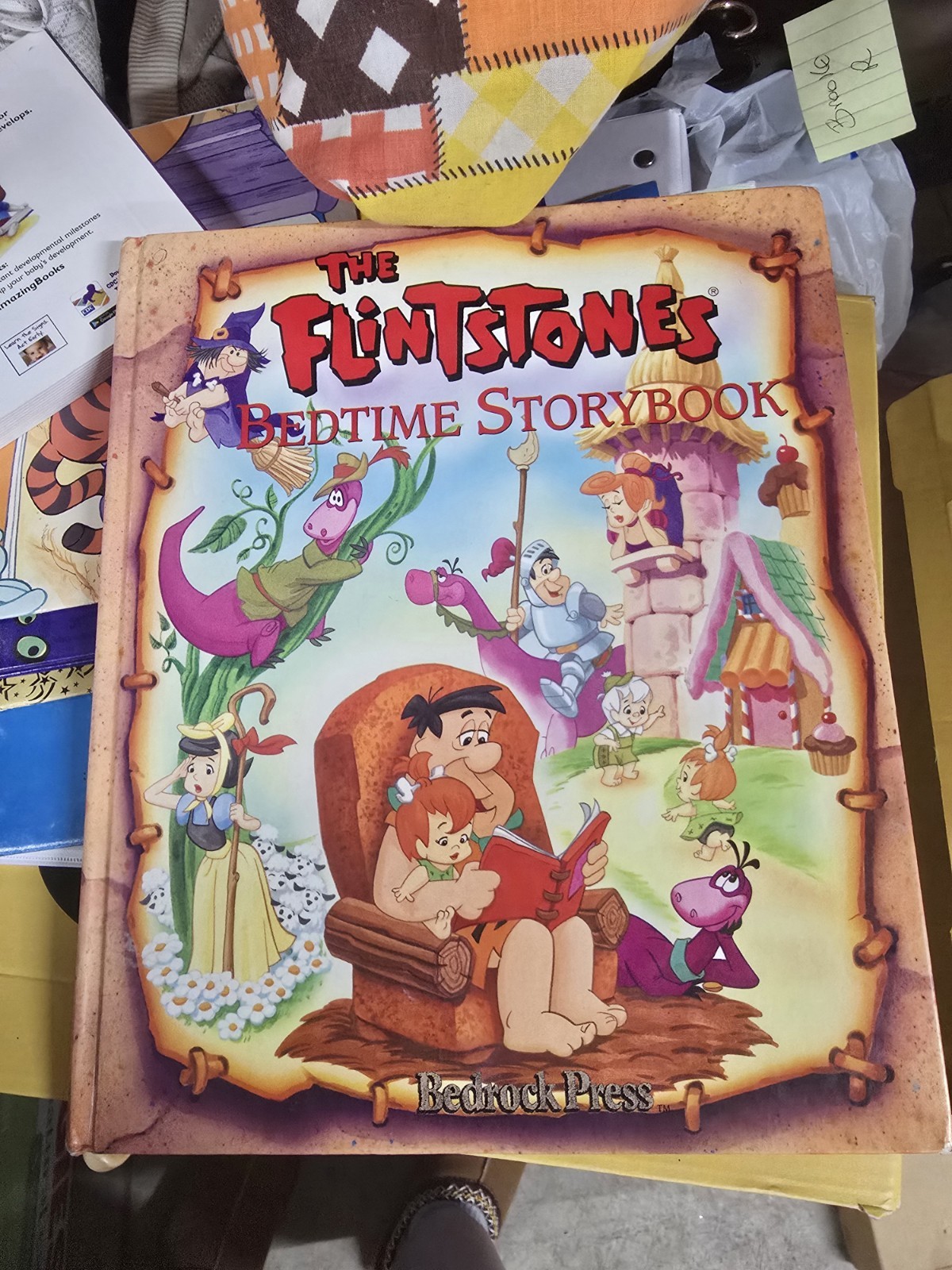 The Flintstones Bedtime Storybook – hardcover press-bedrock