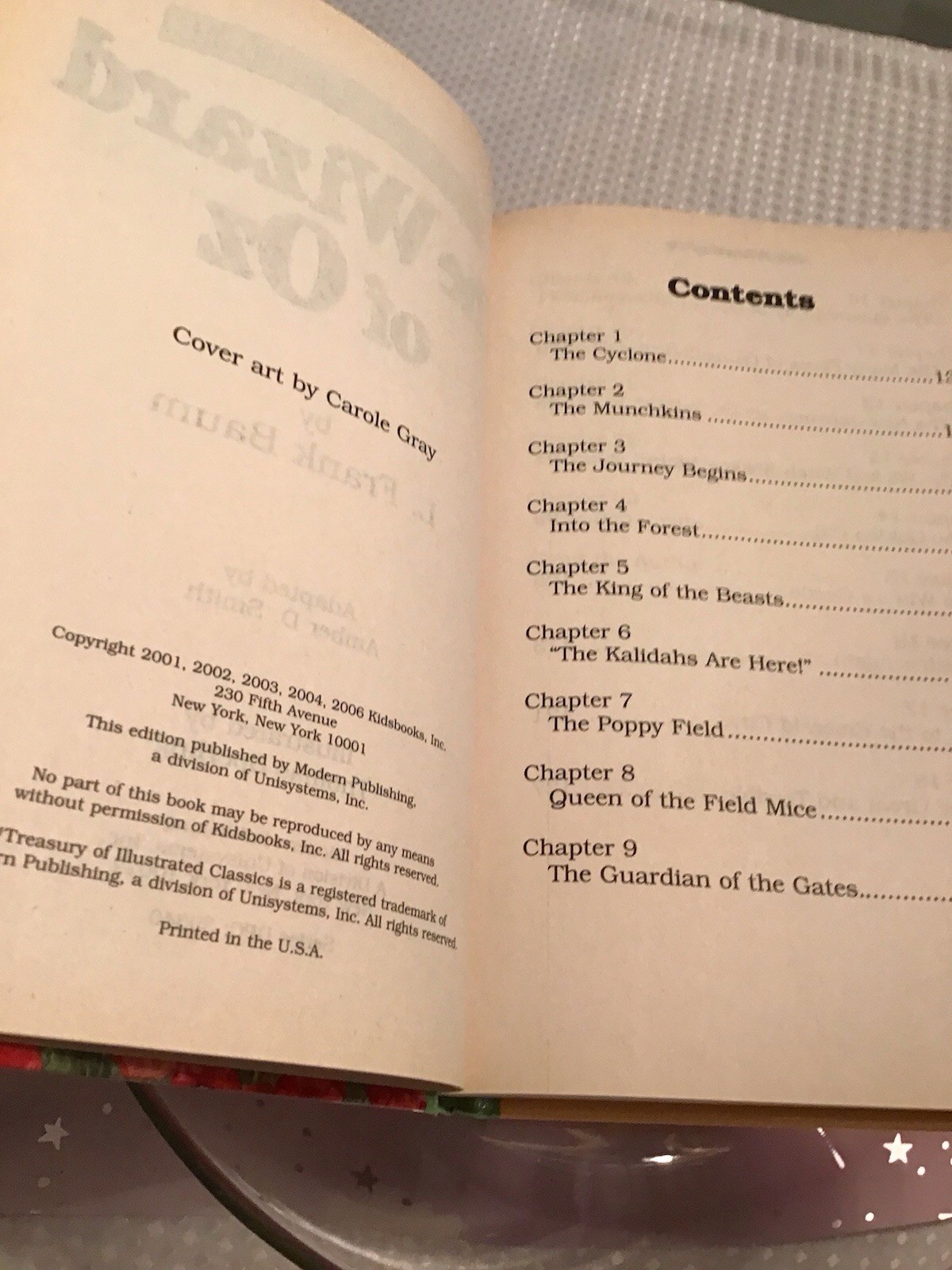 Wizard of Oz Hardcover by L. Frank Baum Illustrated Modern Publishing 2006