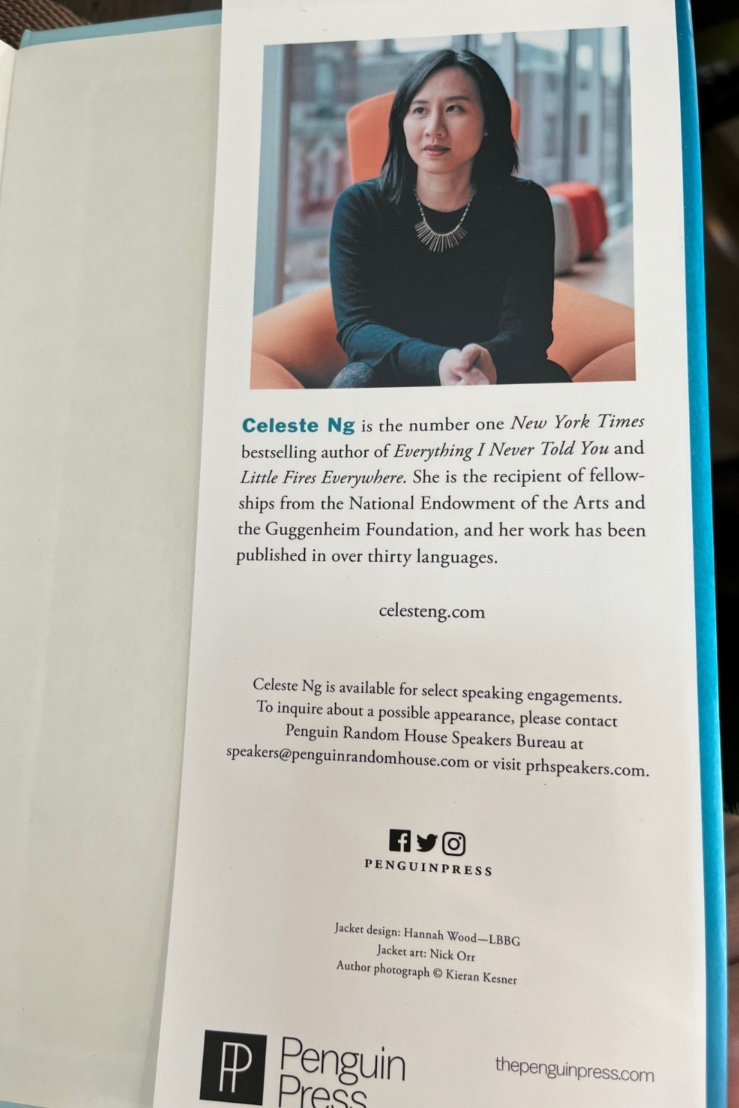 SIGNED~Our Missing Hearts by Celeste Ng, 1st Edition, 1st Printing, HC DJ