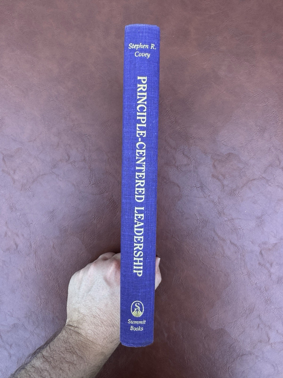 Signed Stephen R. Covey Principle-Centered Leadership First Edition Hardcover