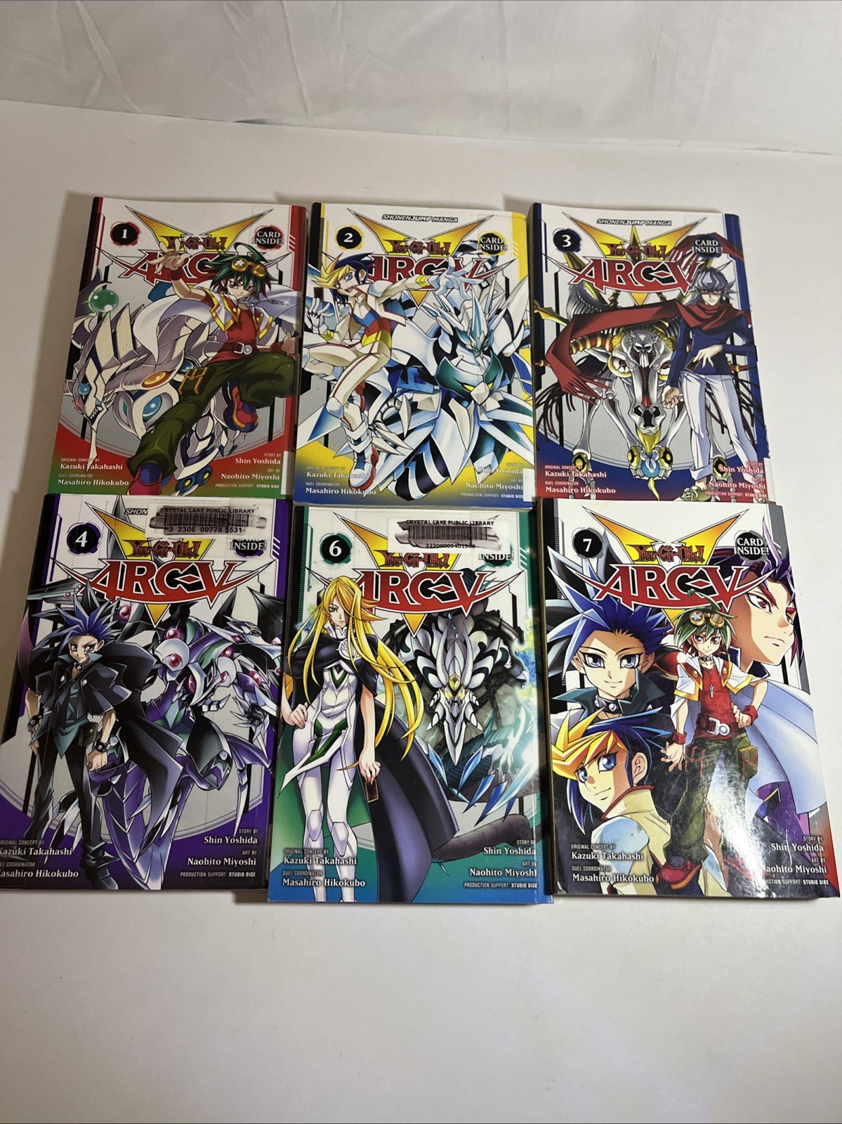 VIZ Media Yu-Gi-Oh! ARC-V Manga Vol 1 2 3 4 6 7 Paperback Set NO CARDS