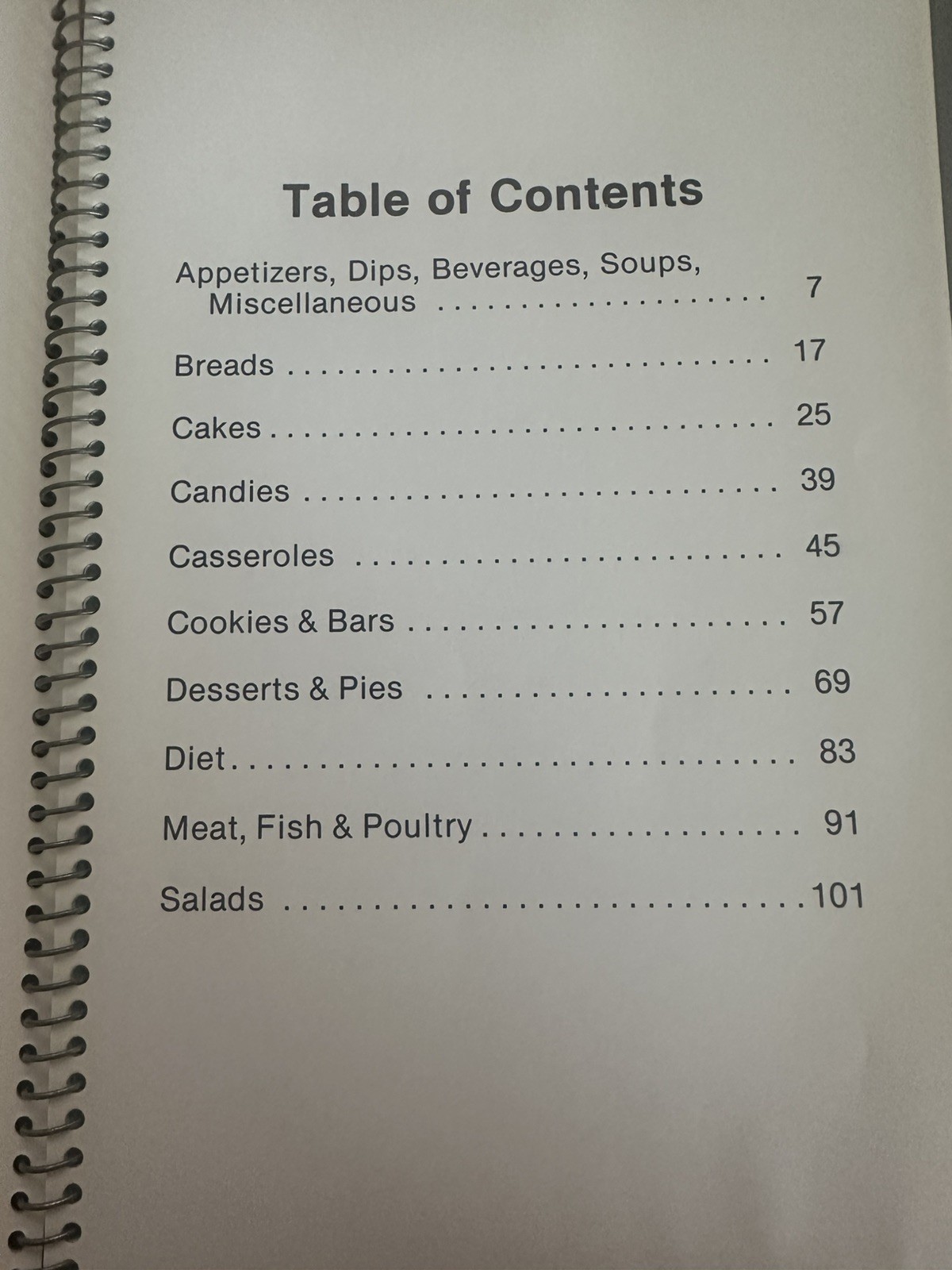 Vintage 1989 Bloomfield United Methodist Church Cookbook – Des Moines