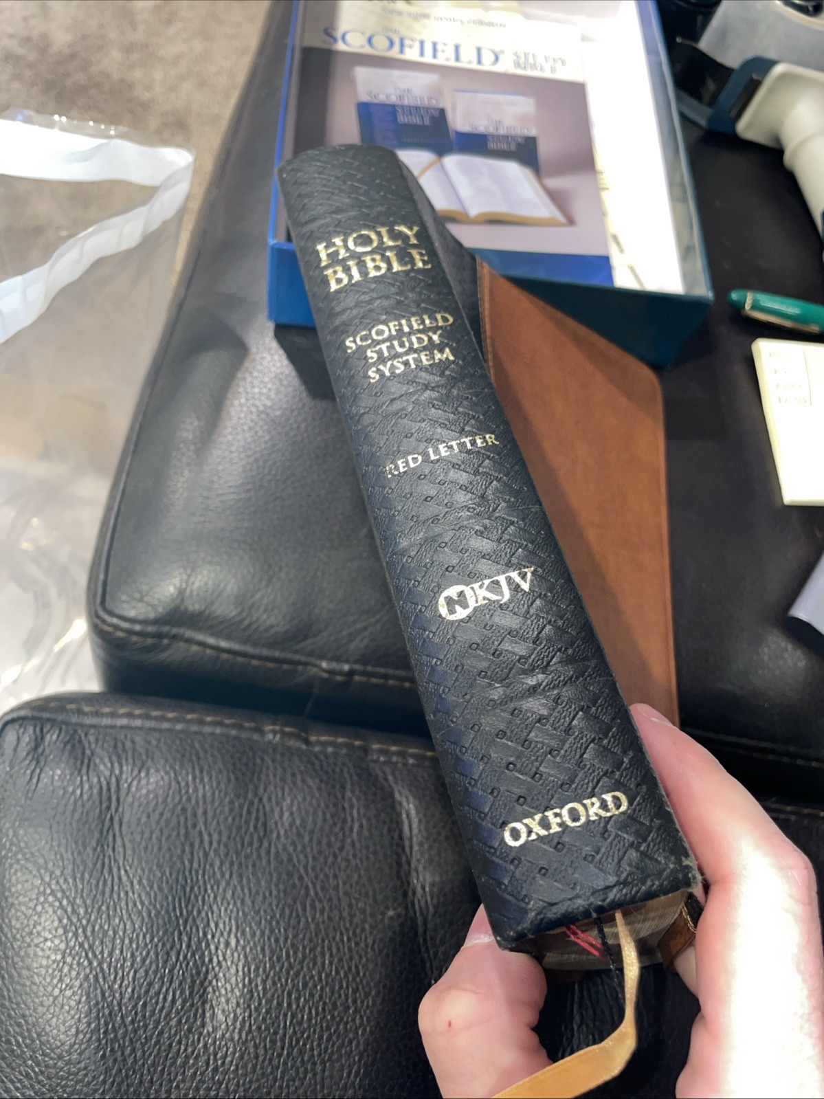 2002 The Scofield® Study Bible III, NKJV Revised 471RRL Bonded Leather INDEXED