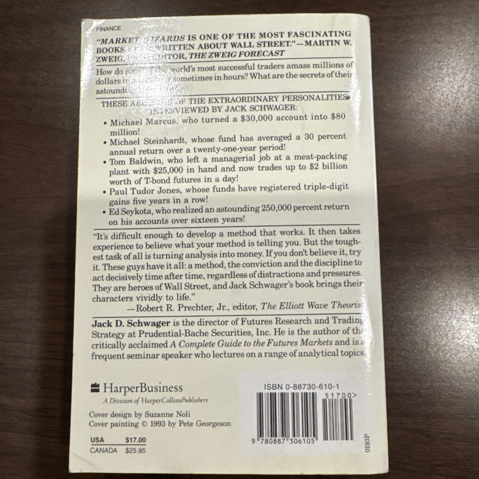 Market Wizards : Interviews with Top Traders by Jack D. Schwager