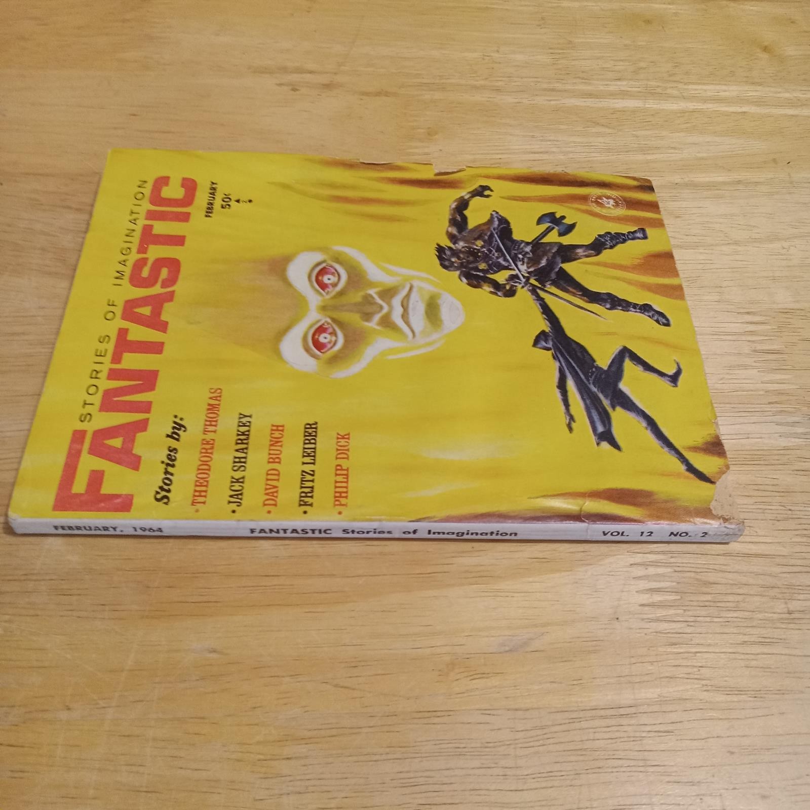 Fantastic Stories Of Imagination Vol 13 No 2 February 1964 Philip K Dick 8voSCVG