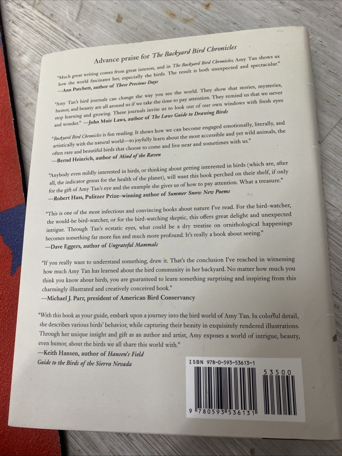 The Backyard Bird Chronicles Amy Tan