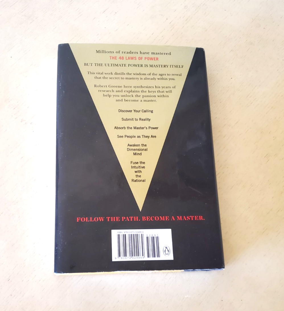 Mastery by Robert Greene 2012, Hardcover Book